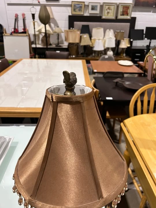 Vintage Elegant Table Lamps with Shades- 2 Available