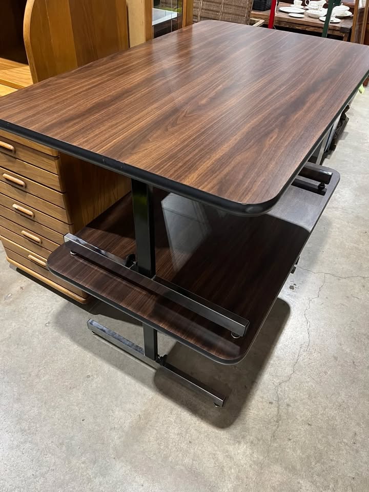 Two Adjustable Height Office Desks