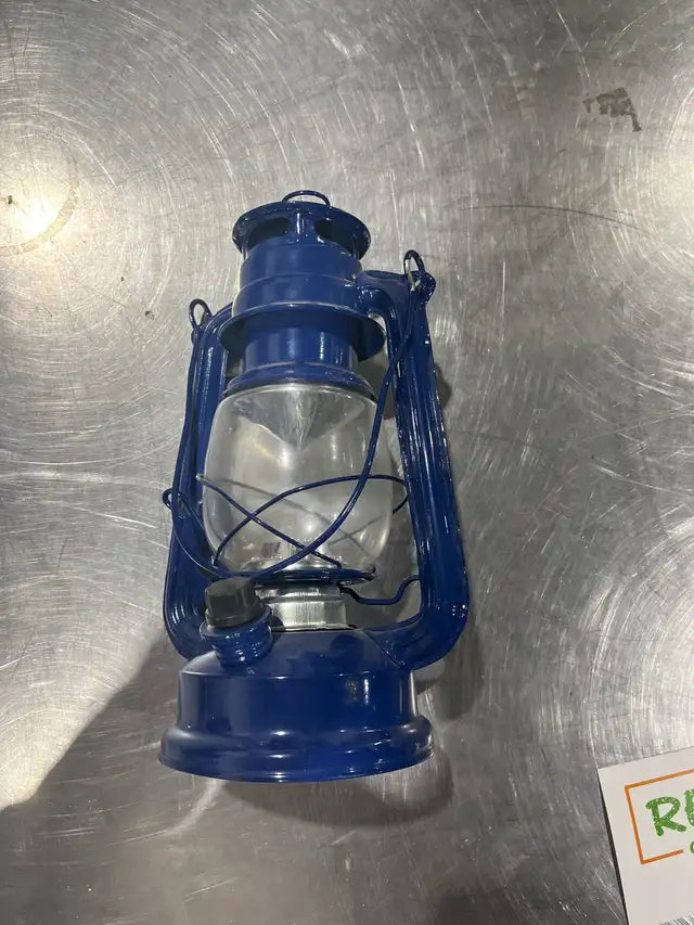 Blue Battery Powered Lantern