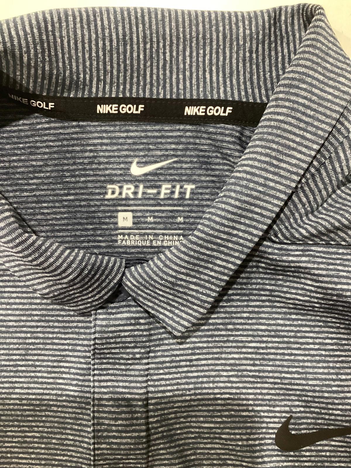 Nike Dri-Fit Stripped Golf Polo Shirt For Men