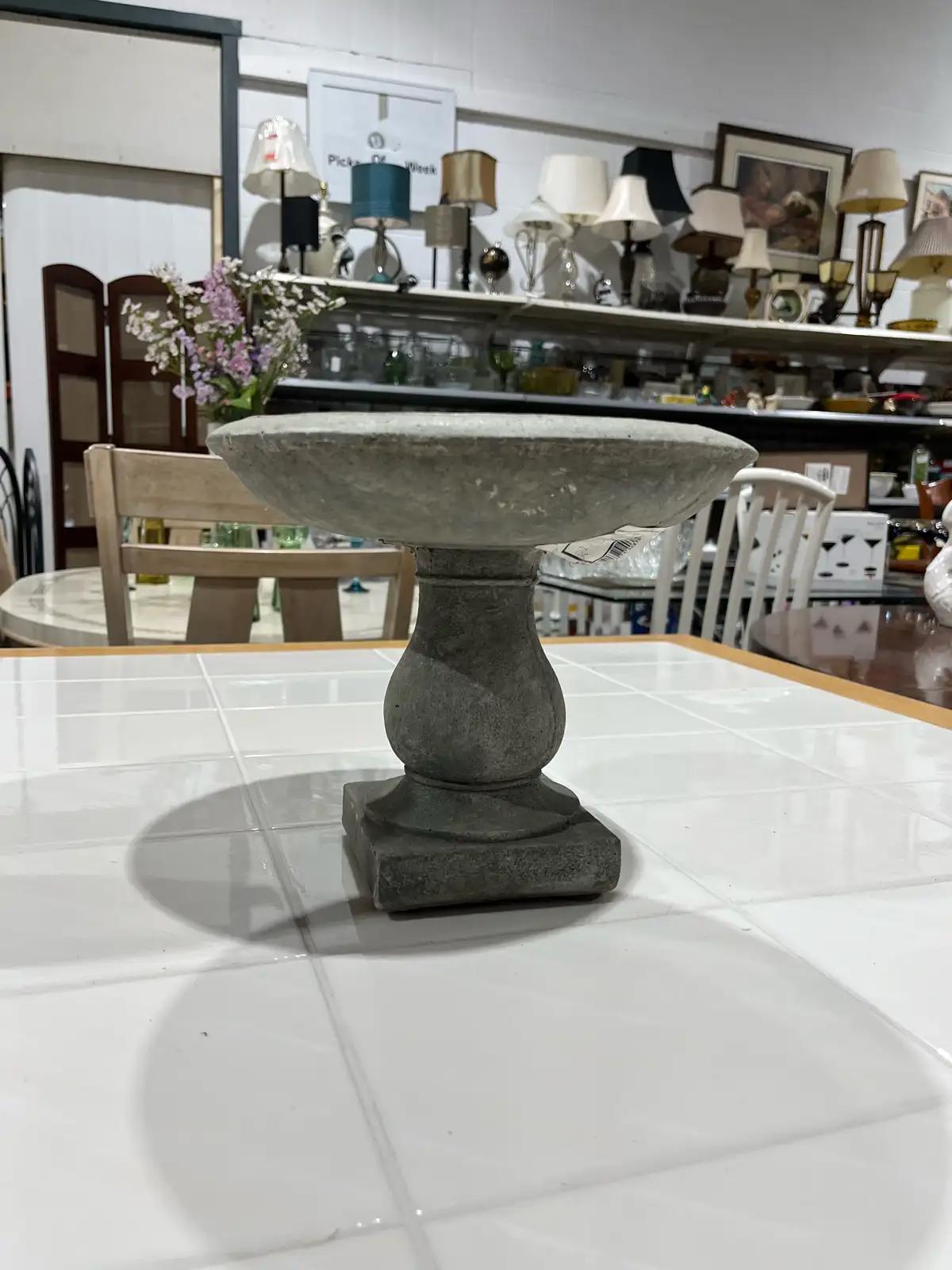 Cement Bird Bath