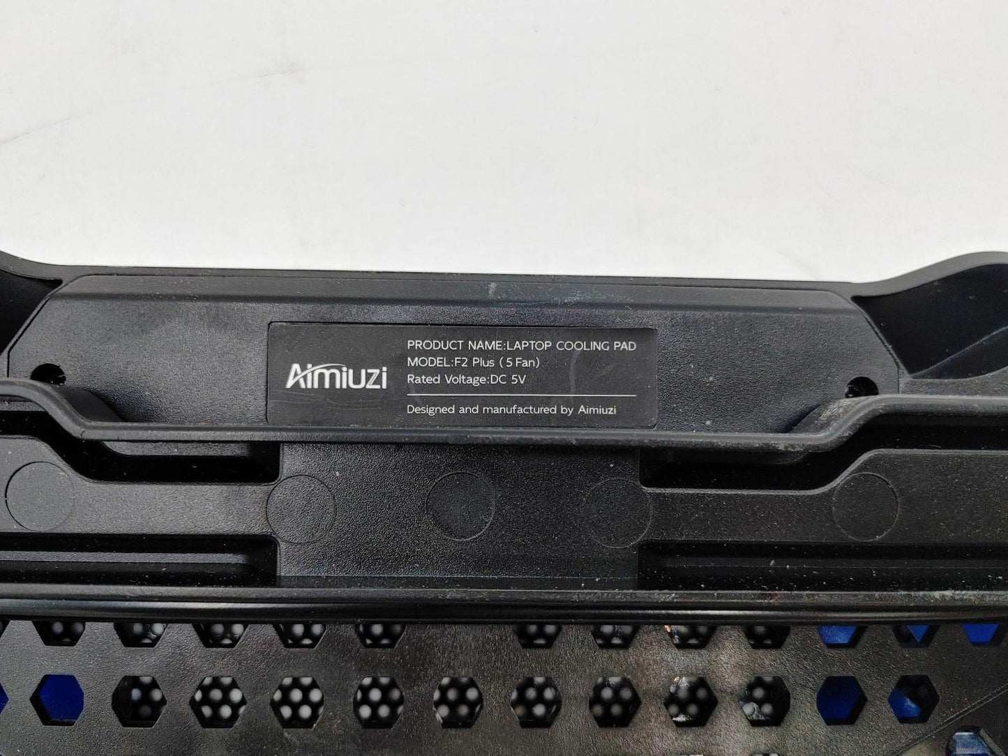 Aimiuzi Laptop Cooling Pad F2 Plus (5 Fan) Blue/Black Untested - Fair