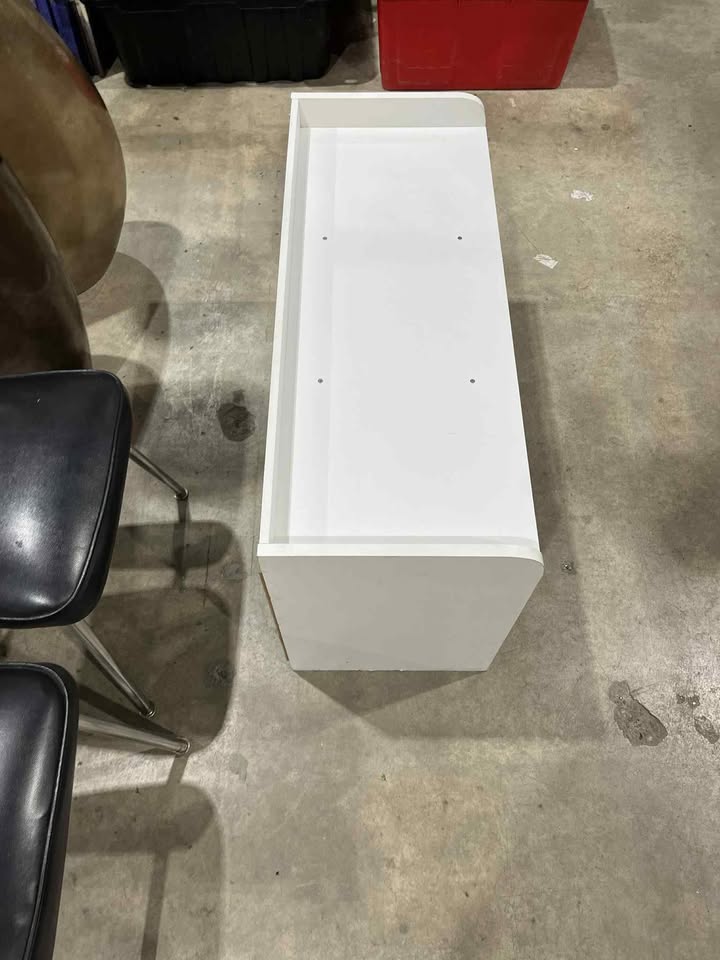 White Wooden Shoe Rack