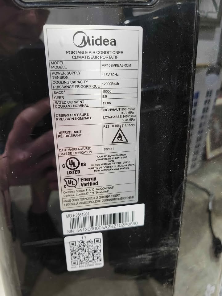 Midea Portable Air Conditioner 12000 BTU
