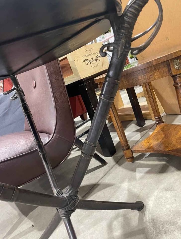Unique Sabre Leg Occasional Table