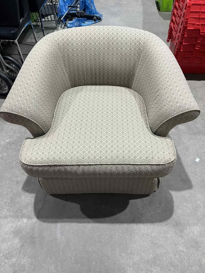 Sofa and armchair with throw pillows