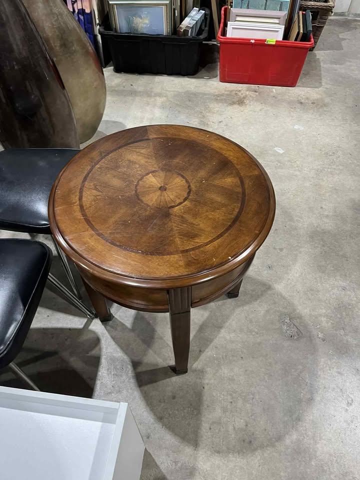 Wooden side table