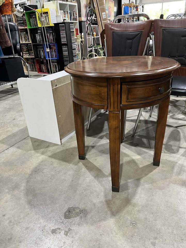 Wooden side table