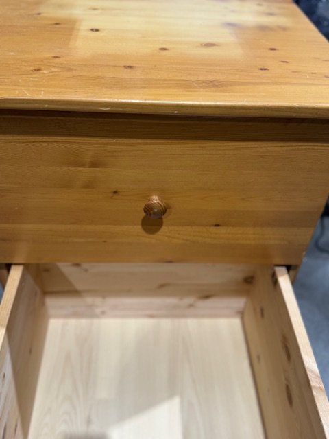 Pine wood Filing Cabinet