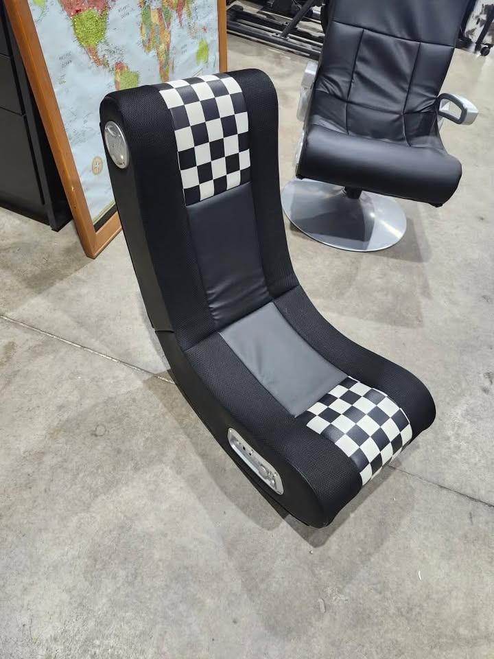 Ace Bayou X Rocker Gaming Chair - Black/White