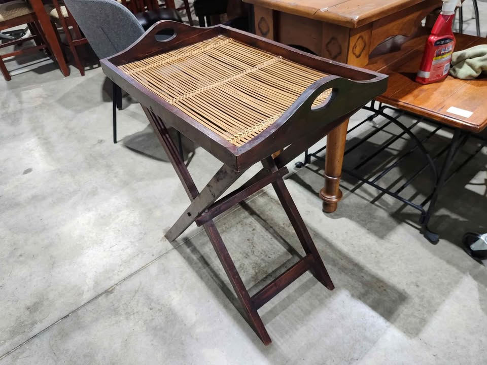 Folding Bamboo Tray Table