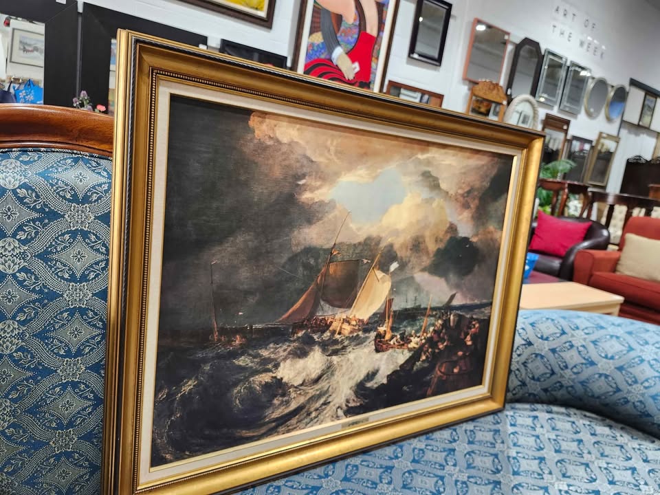 William Turner Limited Edition Artagraph in Golden Frame