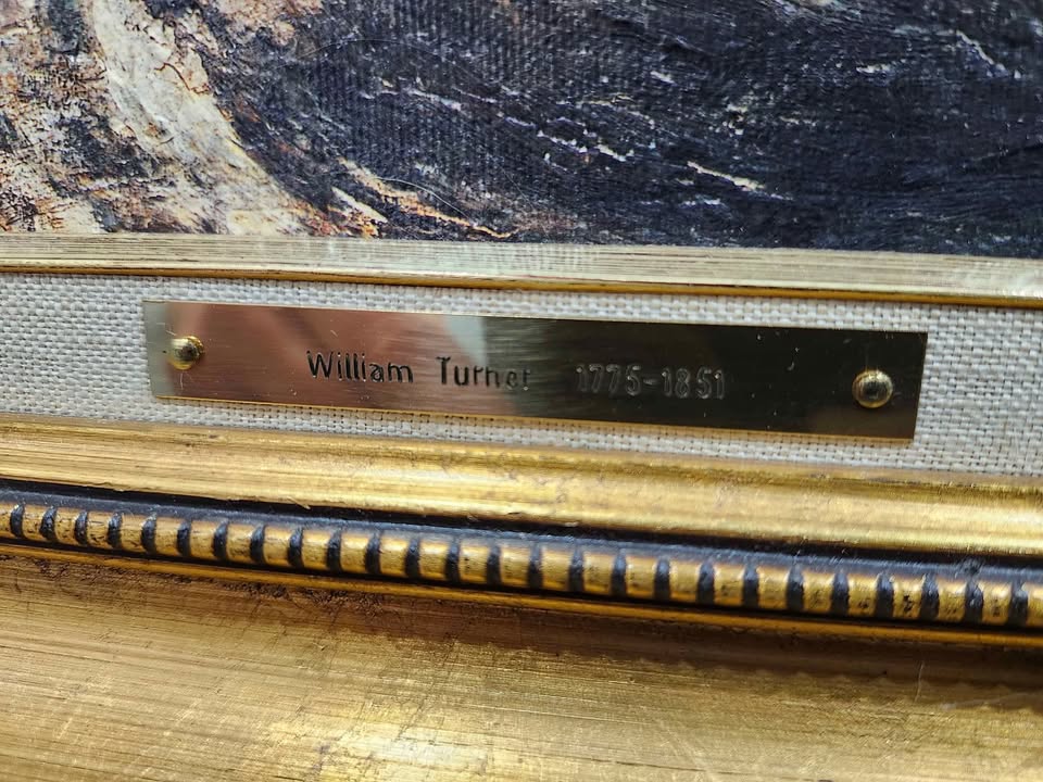 William Turner Limited Edition Artagraph in Golden Frame
