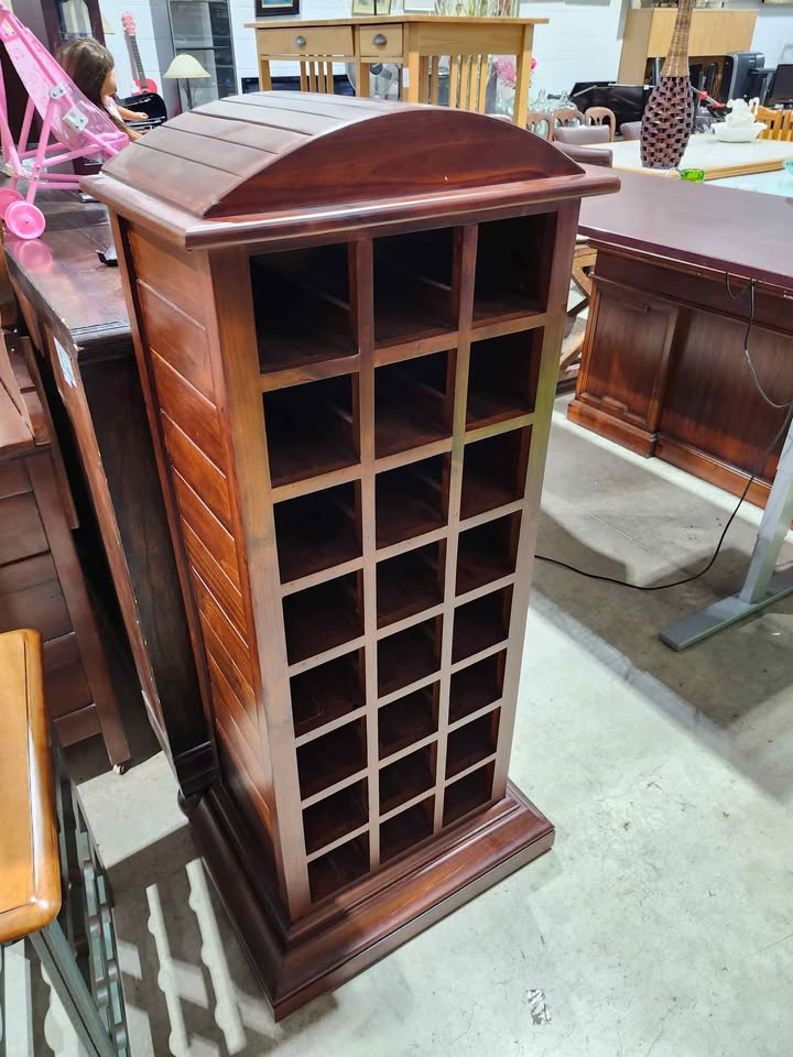 Wooden 24 Bottle Wine Rack