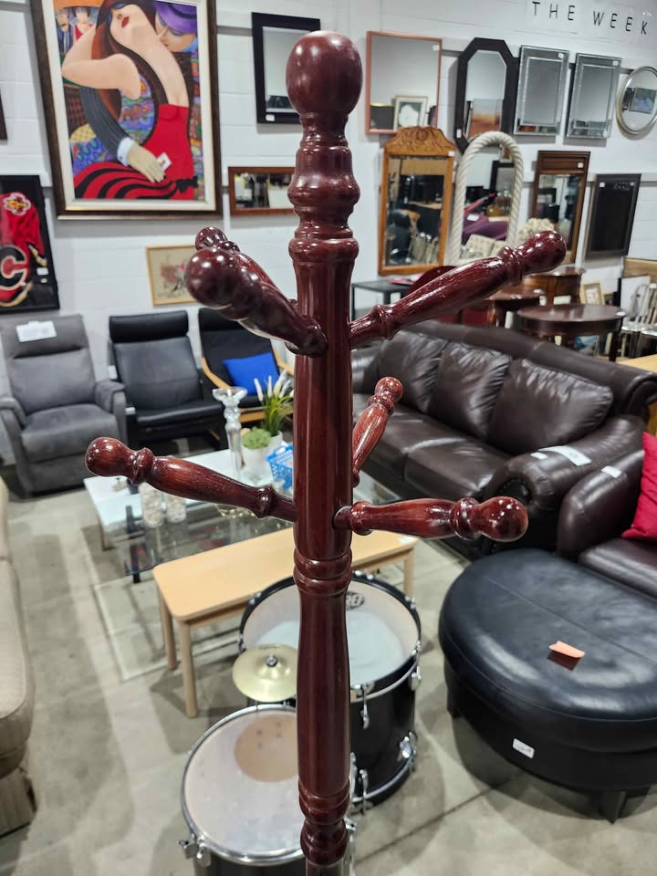6ft Wooden Coat Racks - 3 Available