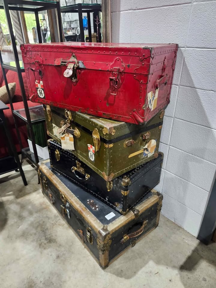 Vintage Storage Trunks - 1950s/60s - 4 Available