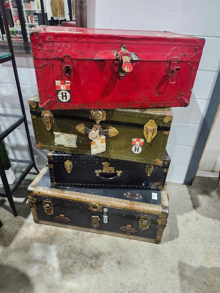 Vintage Storage Trunks - 1950s/60s - 4 Available