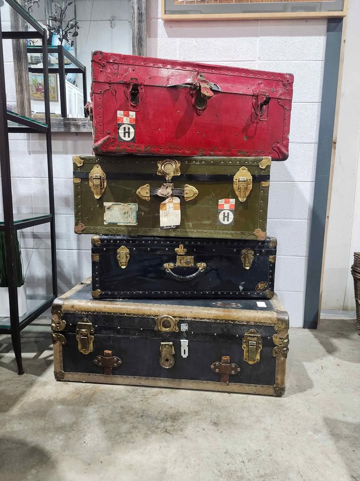 Vintage Storage Trunks - 1950s/60s - 4 Available