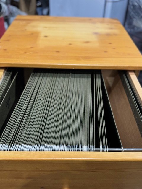 Pine wood Filing Cabinet