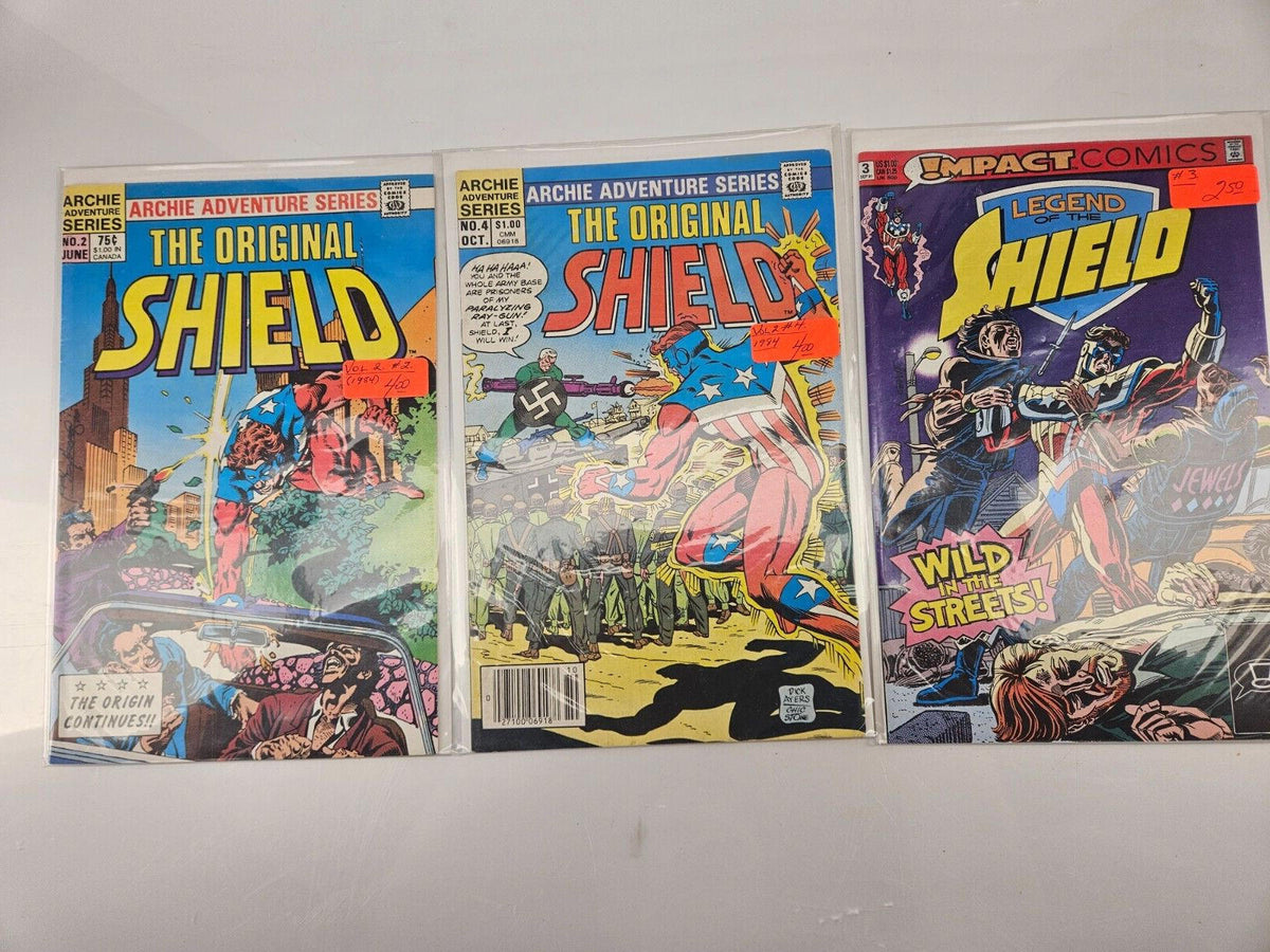 Legend of the Shield & The Original Shield - Lot of 21 Comics
