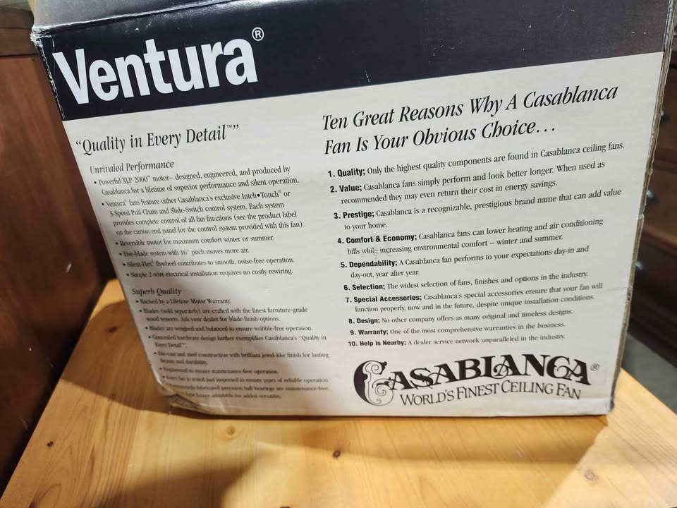 New Casablanca Ventura II Series Ceiling Fan