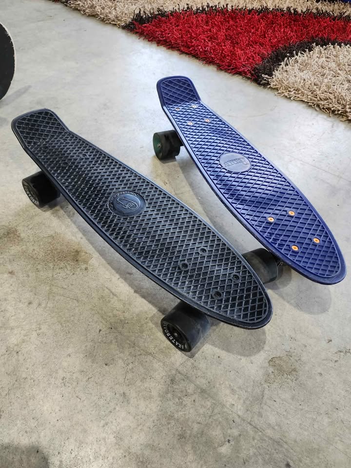 Penny Skateboard Cruiser x2 - Black & Blue