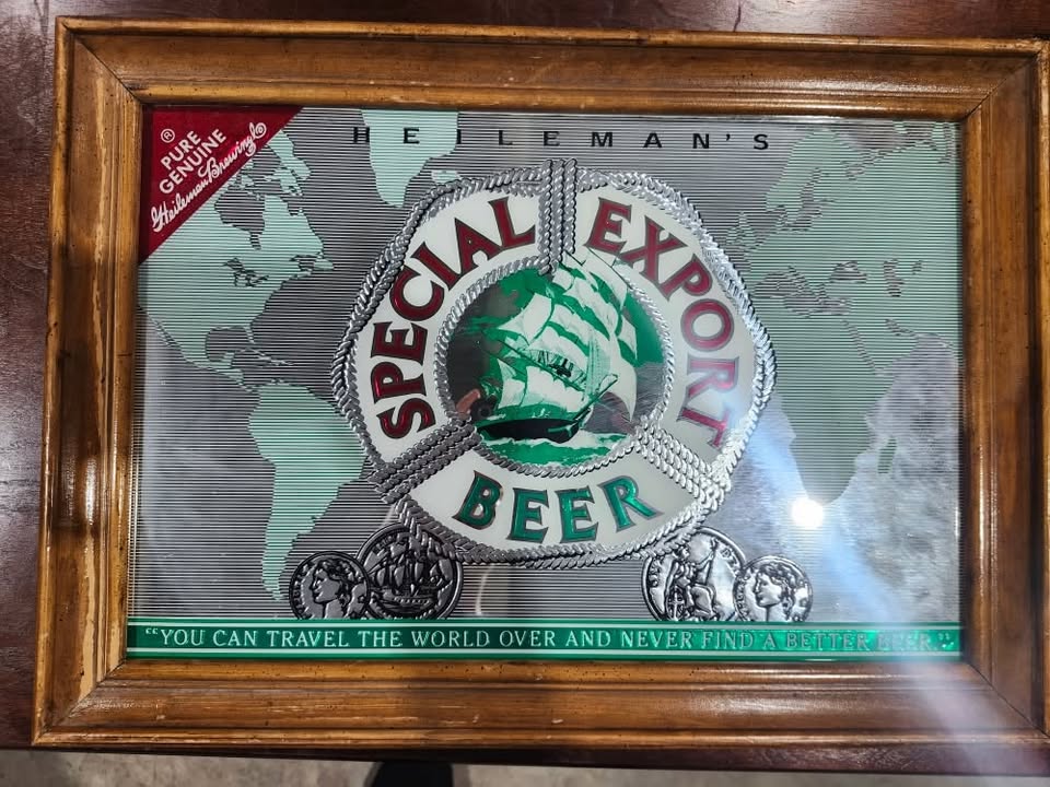 Vintage Heileman's & Johnnie Walker Mirrors