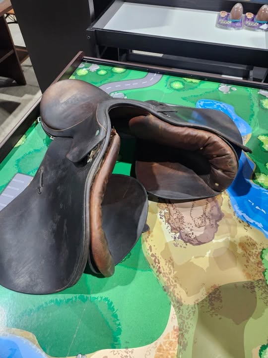 Leather Horse Saddle - Crosby England