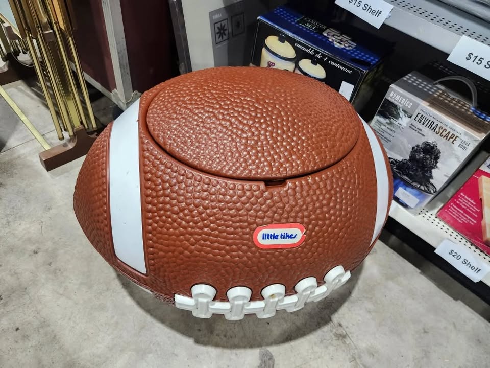 Vintage Little Tikes Football Toy Box -1975