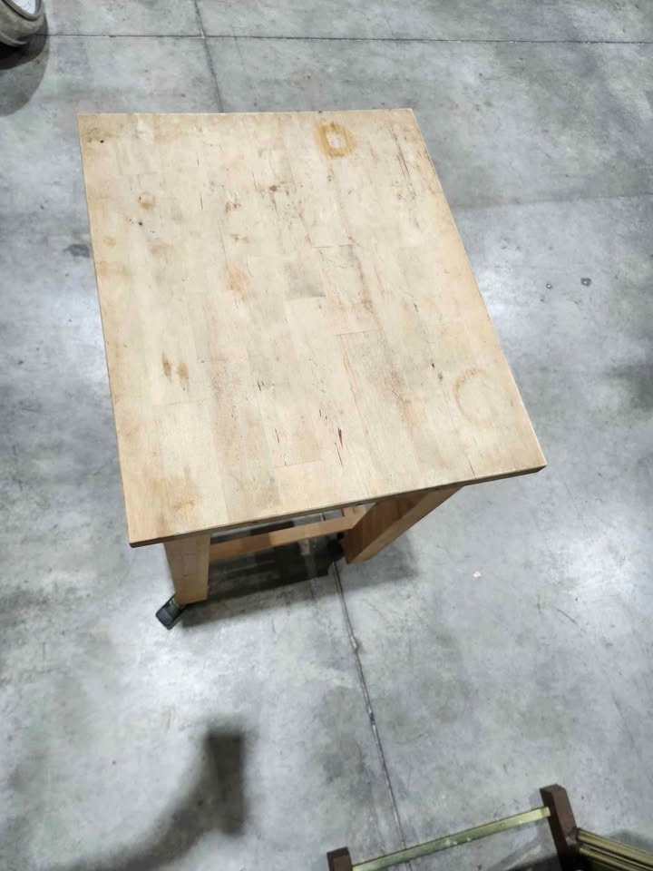 Wooden Kitchen Island Cart