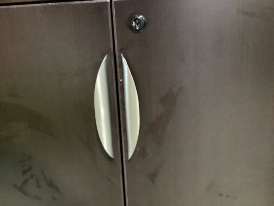 Brown Cabinet with Doors