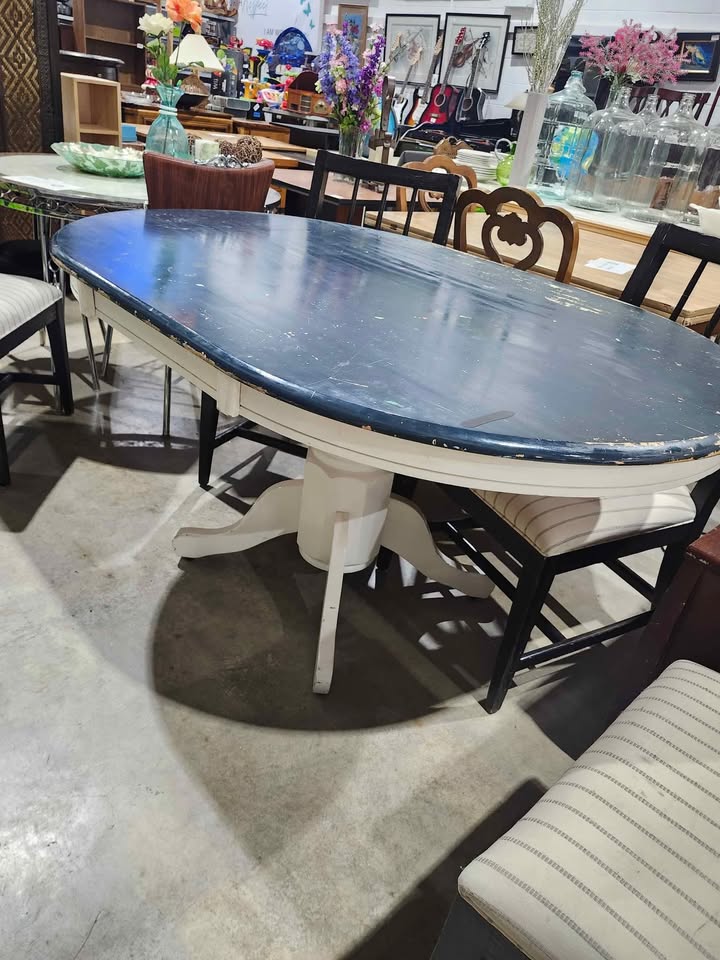 Solid Wooden Dining Table & 4 Chairs - Fixer Upper