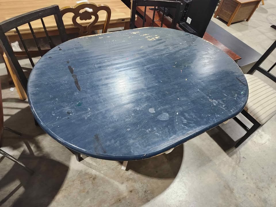 Solid Wooden Dining Table & 4 Chairs - Fixer Upper