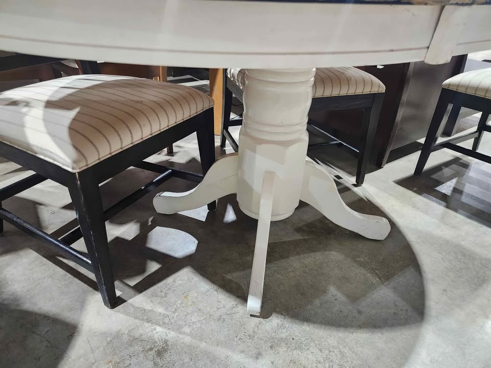 Solid Wooden Dining Table & 4 Chairs - Fixer Upper