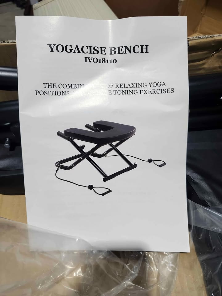 New! HealthMark Yogacise 2-in-1 Yoga and Exercise Bench - 9 Available