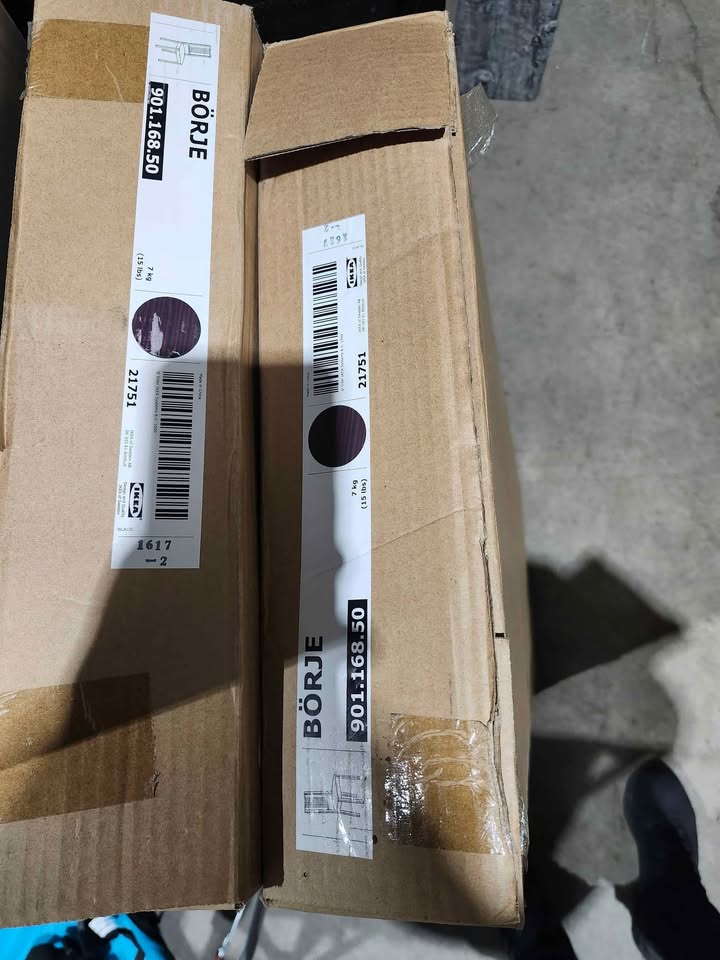 New IKEA Börje Chair - Dark Brown X2