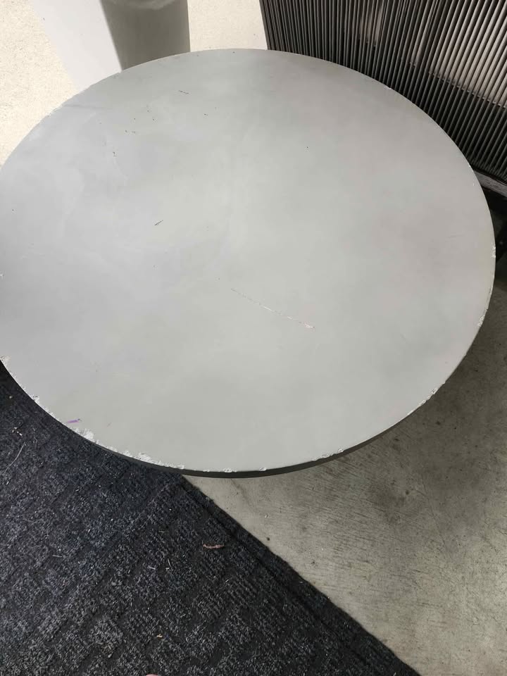 Concrete Round Side Table