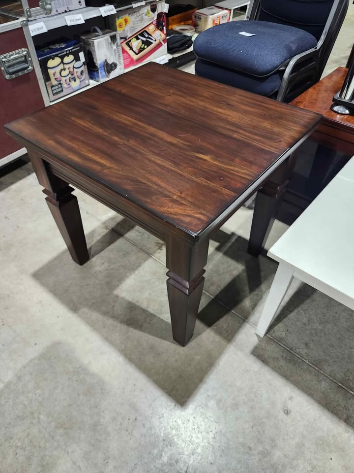 Wooden Square End Table