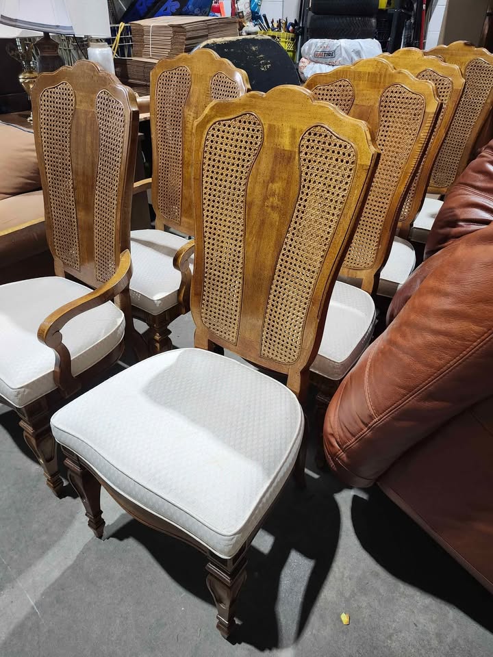 Vintage Dining Chairs Set X6