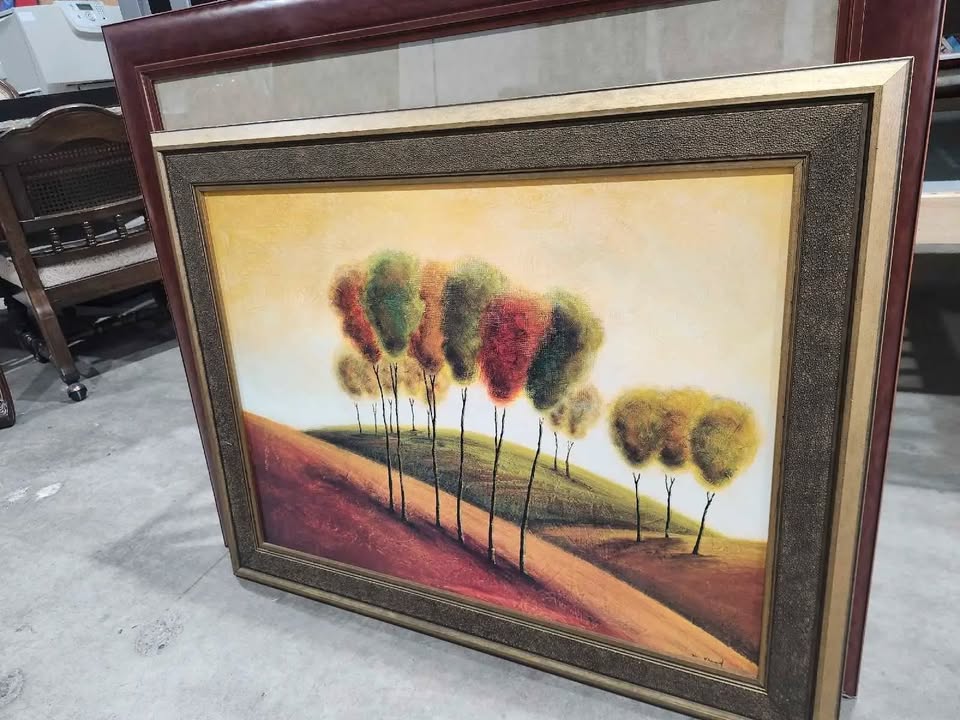 M. Klind Framed Canvas Print