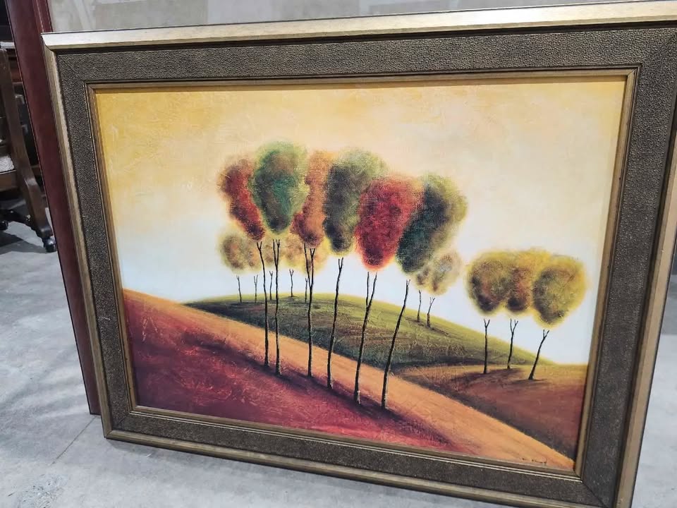 M. Klind Framed Canvas Print