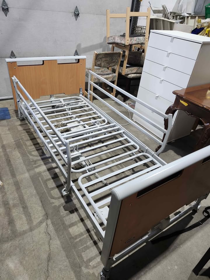 Invacare Etude Plus Hospital Bed + Roho Mattress & Cushion