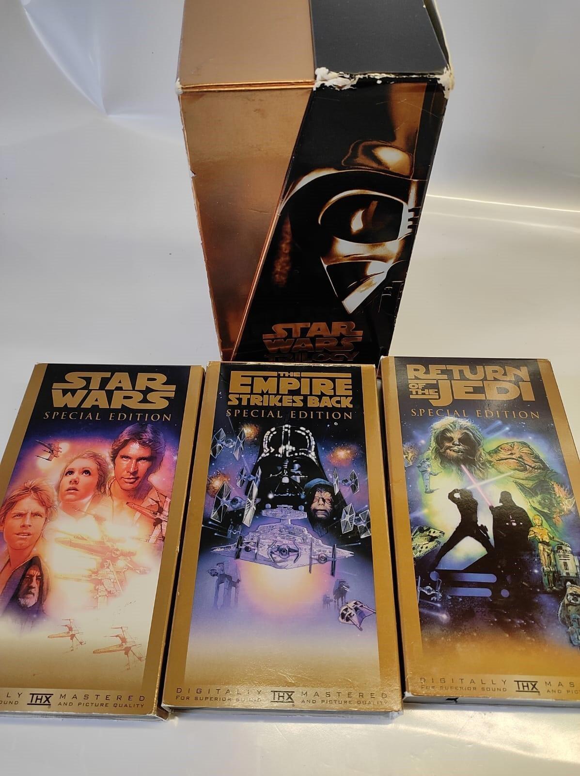 Star Wars Trilogy VHS, 1997, Spec Ed, Attack of the Clones & The Phantom Menace