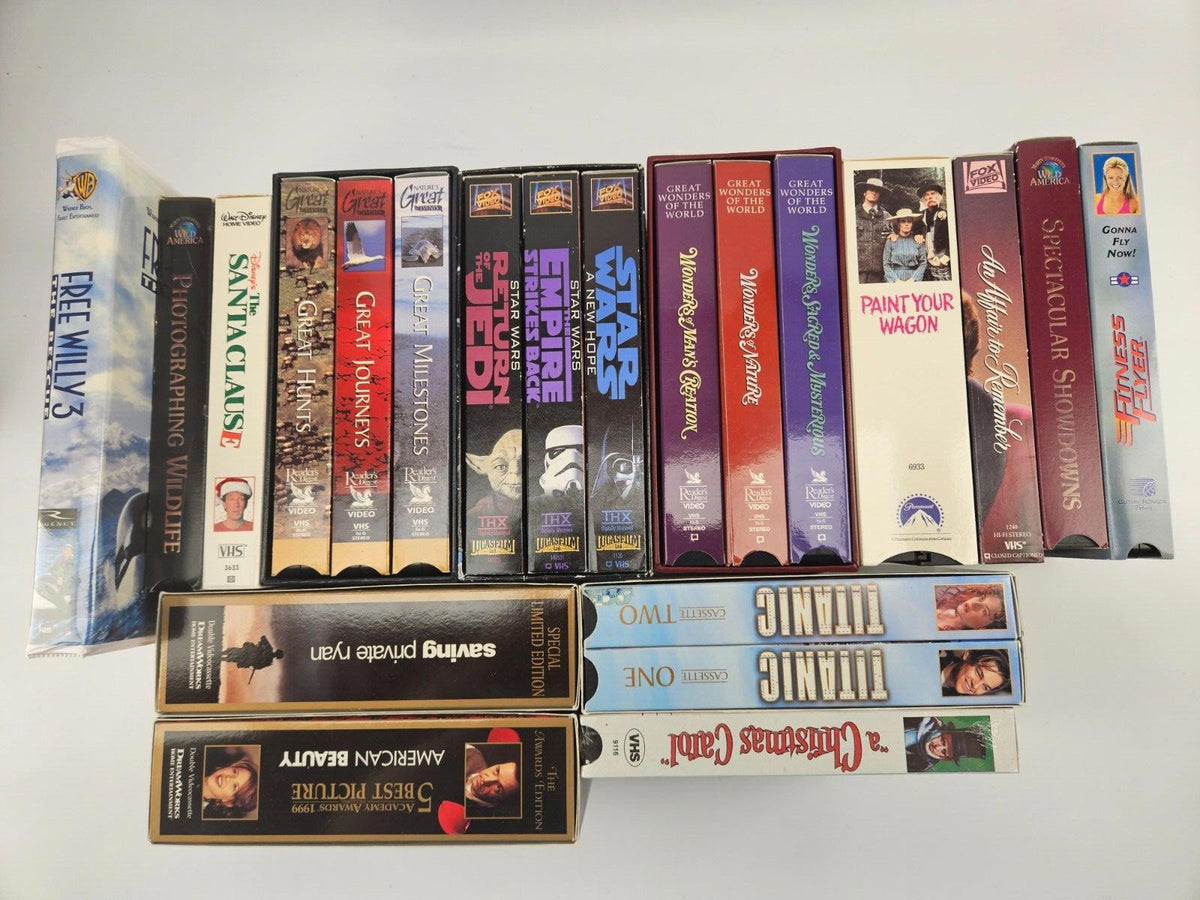 VHS Movie Tapes Lot of 24