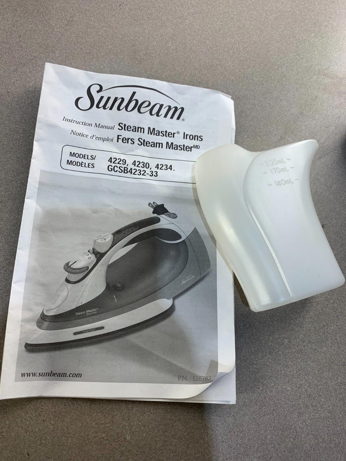 Sunbeam Steam Master Iron 4229 With Original box