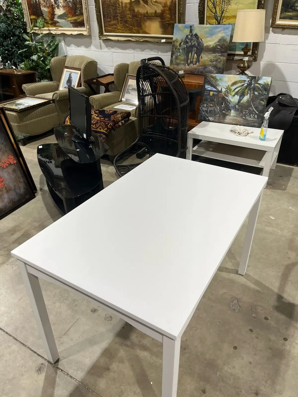 IKEA Hauga dining table white
