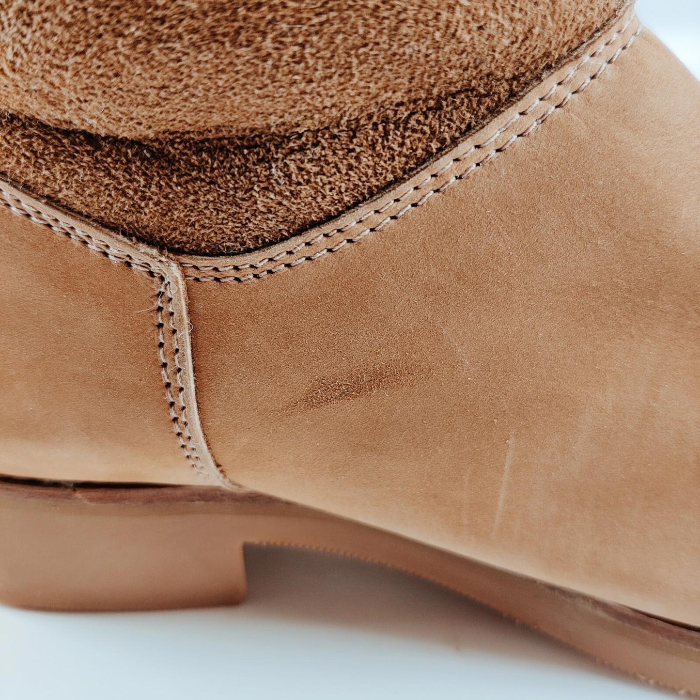 Roots Brown Suede Boots with the Fur Women's Size 6