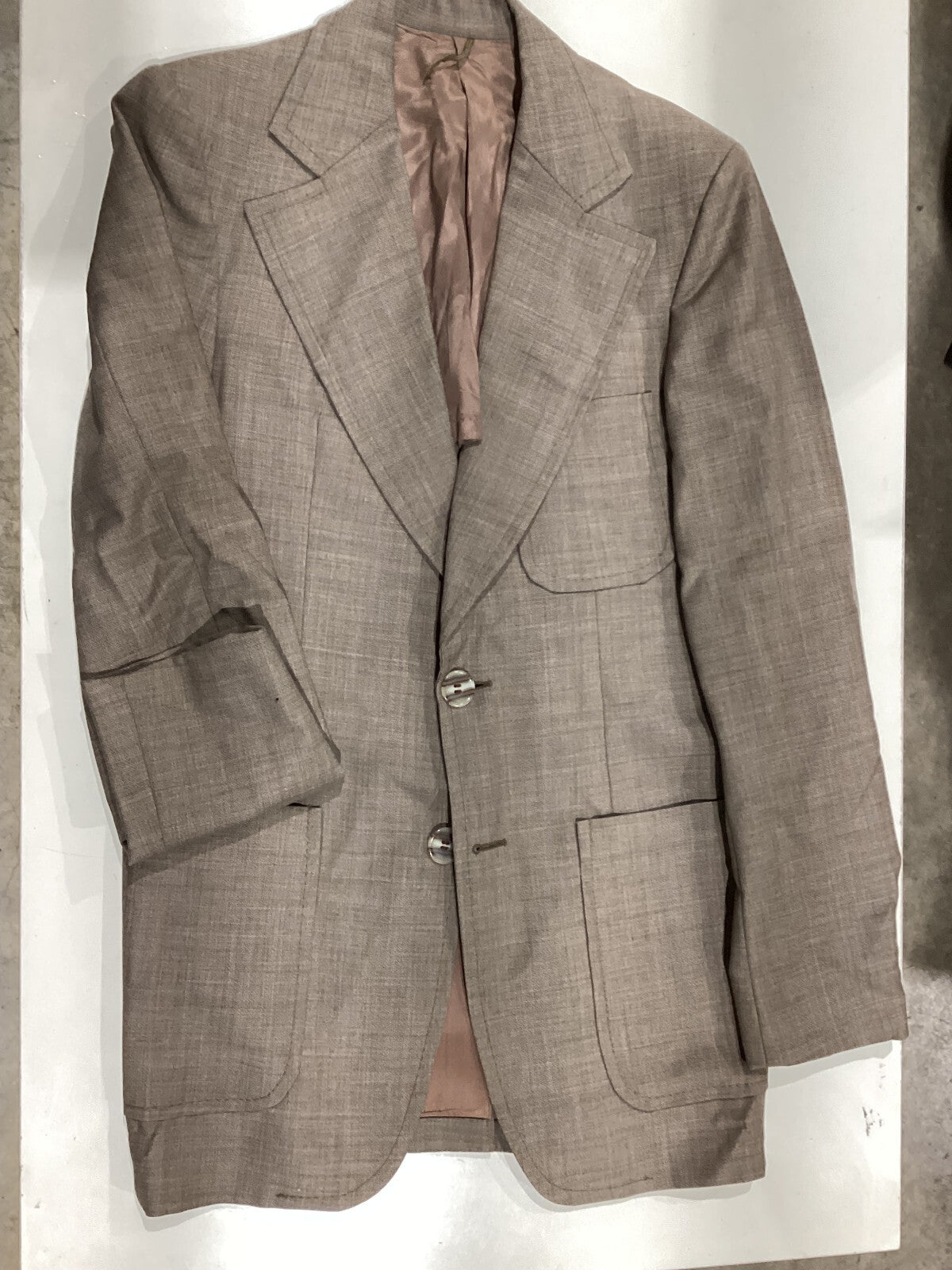 Women Beige Siut Blazer And Pants