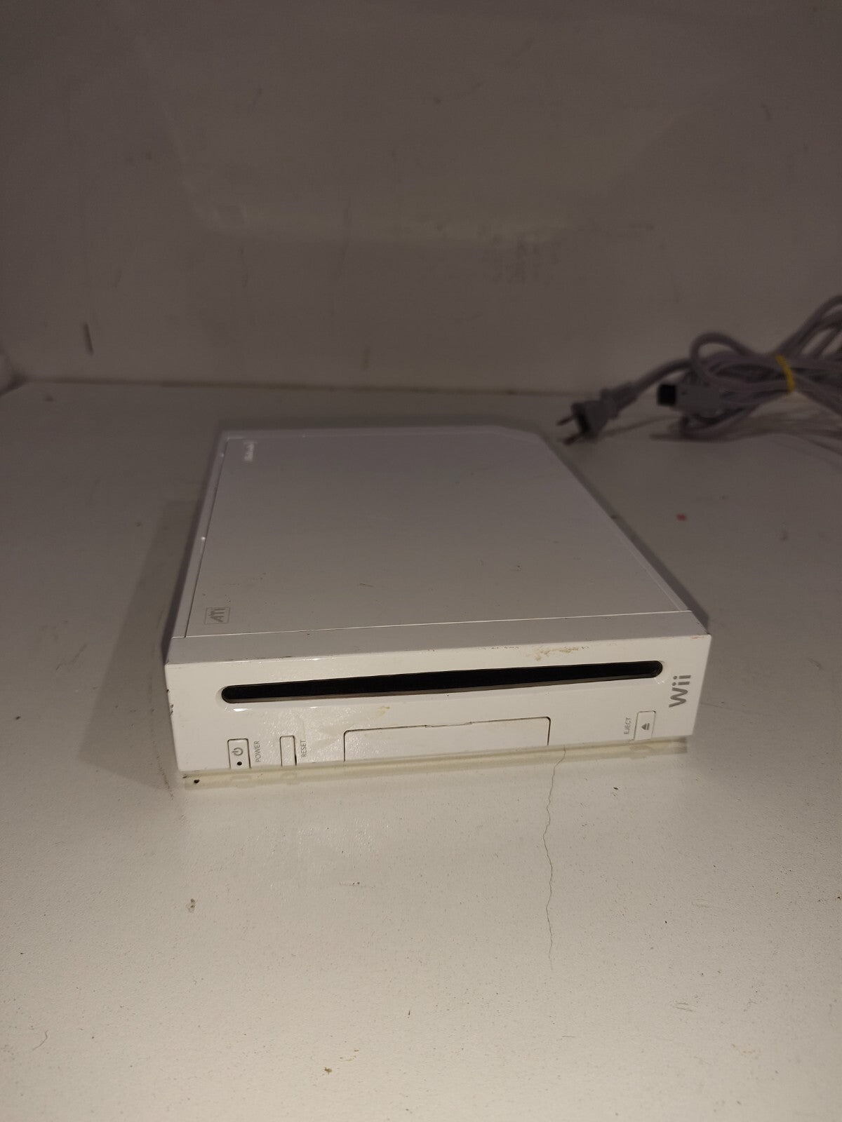 Nintendo Wii White Replacement Console RVL-001 With Power Cable - Tested