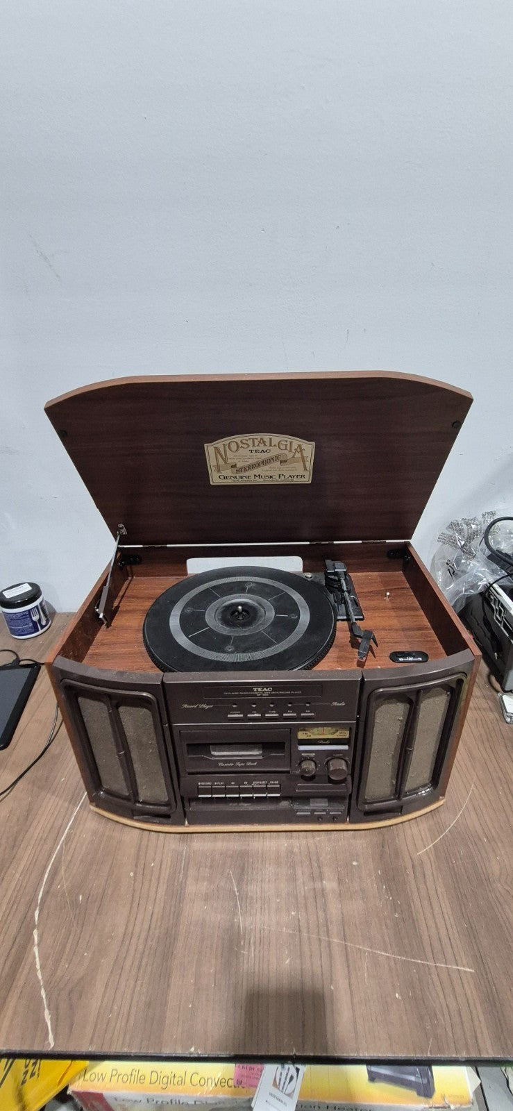 Nostalgia - TEAC Stereophonic GF-300, Record Player Radio Cassette and CD Player